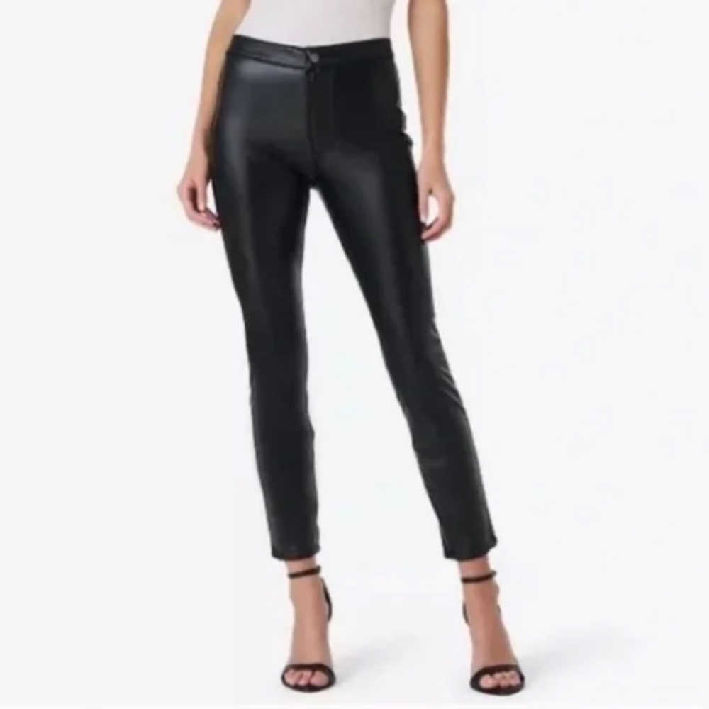 Ashley Mason | Faux Leather High-waisted Pants NWOT | Size 27